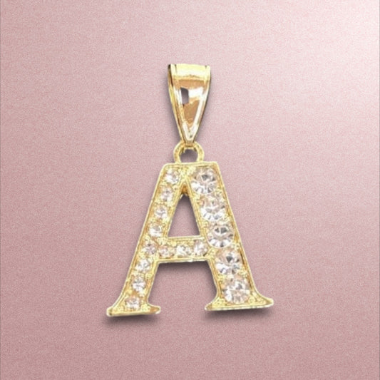 Dije Inicial A / Oro Laminado 18K