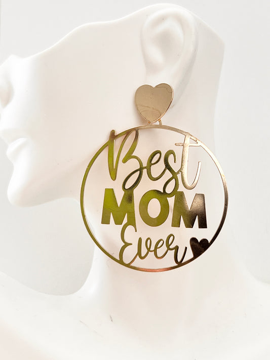 Aretes Mom / Acero Inoxidable