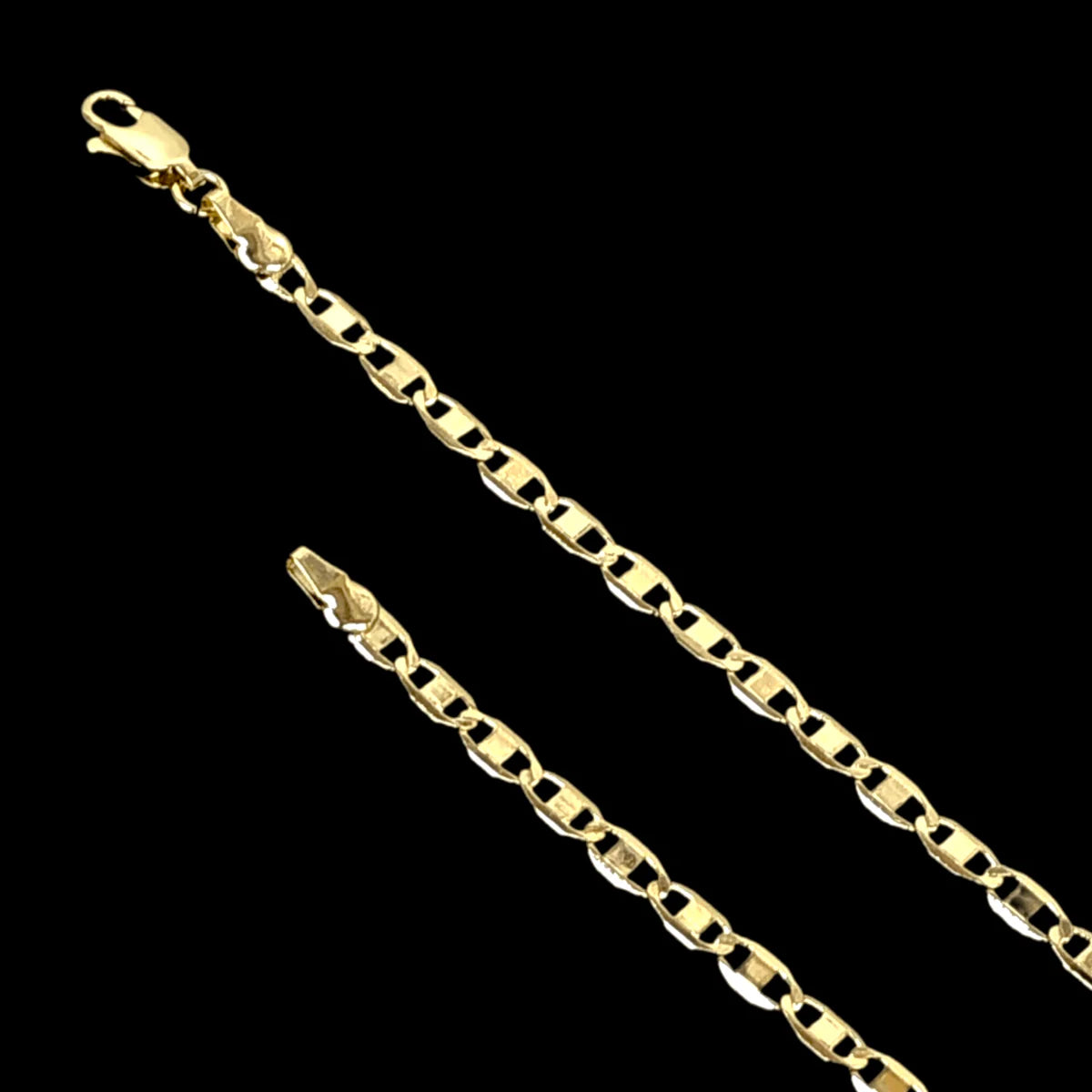 Cadena Valentino 3mm 20” / Oro Laminado 18K