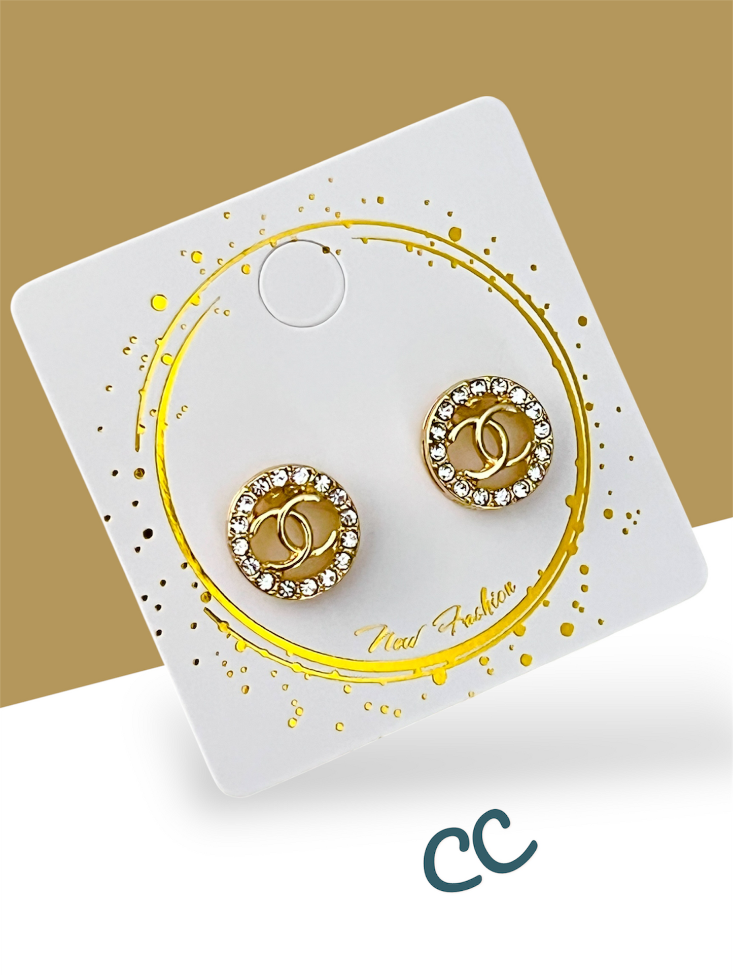 Arete Inspirado CC / Oro Laminado 18K