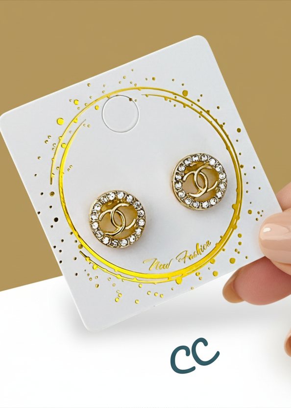 Arete Inspirado CC / Oro Laminado 18K