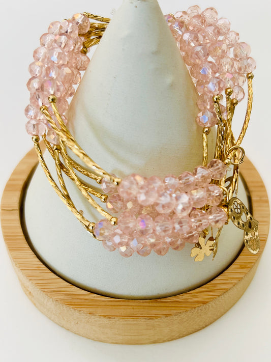 Semanario Gitano cristal #6 / Chapa de Oro 14K