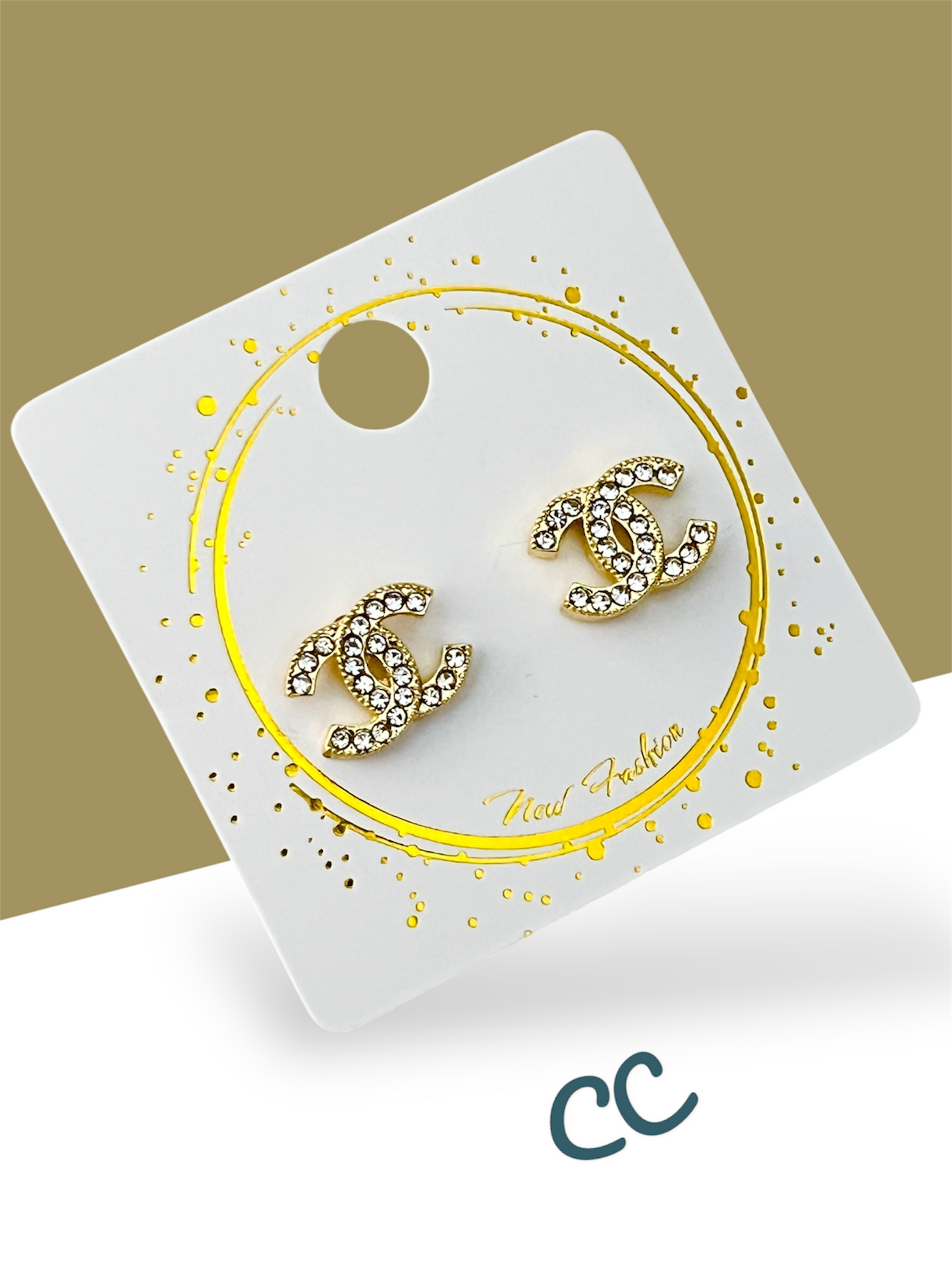 Arete Inspirado CC / Oro Laminado 18K