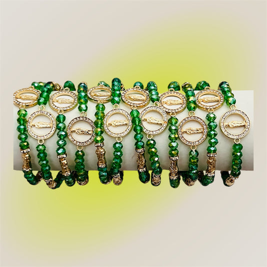 Docena Pulseras de San Judas elástica / Bisutería