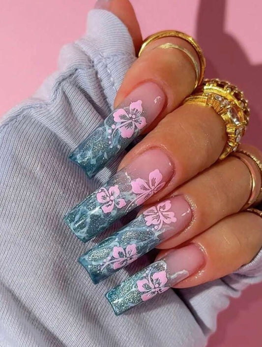 Uñas bonitas 24 piezas