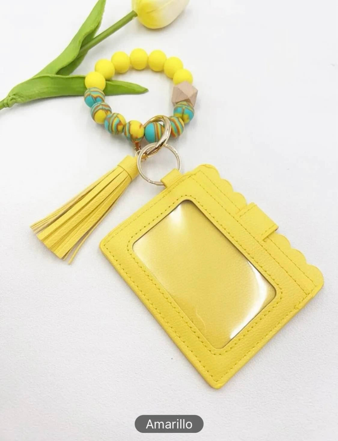 Tarjetero llavero y monedero