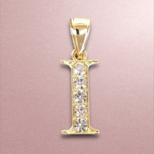 Dije Inicial I / Oro Laminado 18K