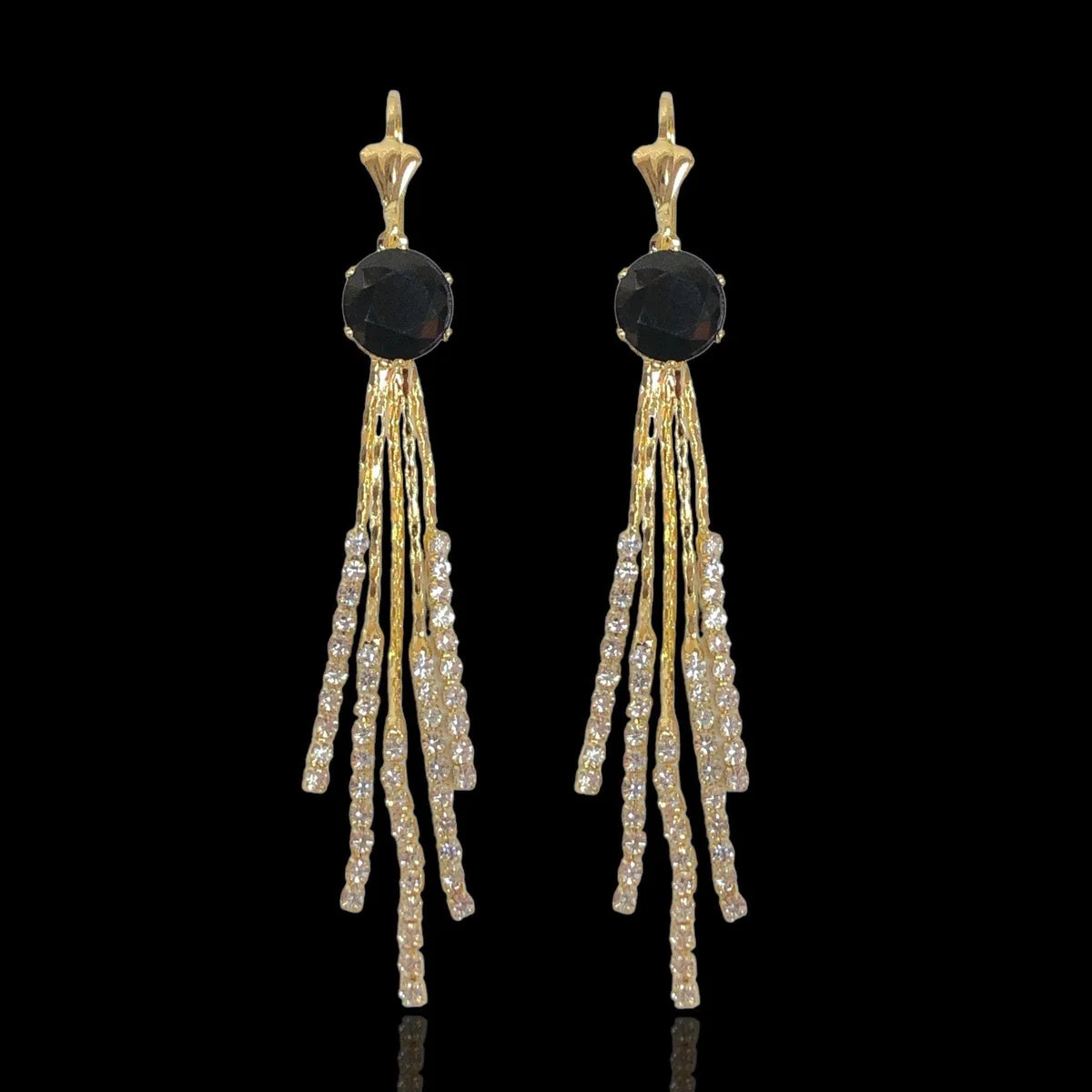 Aretes Colgantes / Oro Laminado 18K