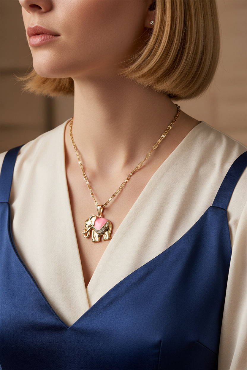 Cadena y dije elefante 🐘 / Oro Laminado 18K