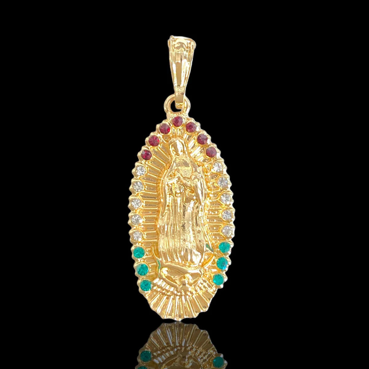 Dije Virgen de Guadalupe / Oro Laminado 18K