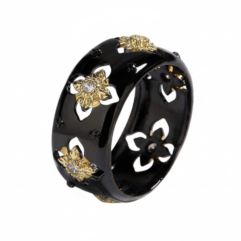 Anillo gótico clásico /Oro Laminado 18K