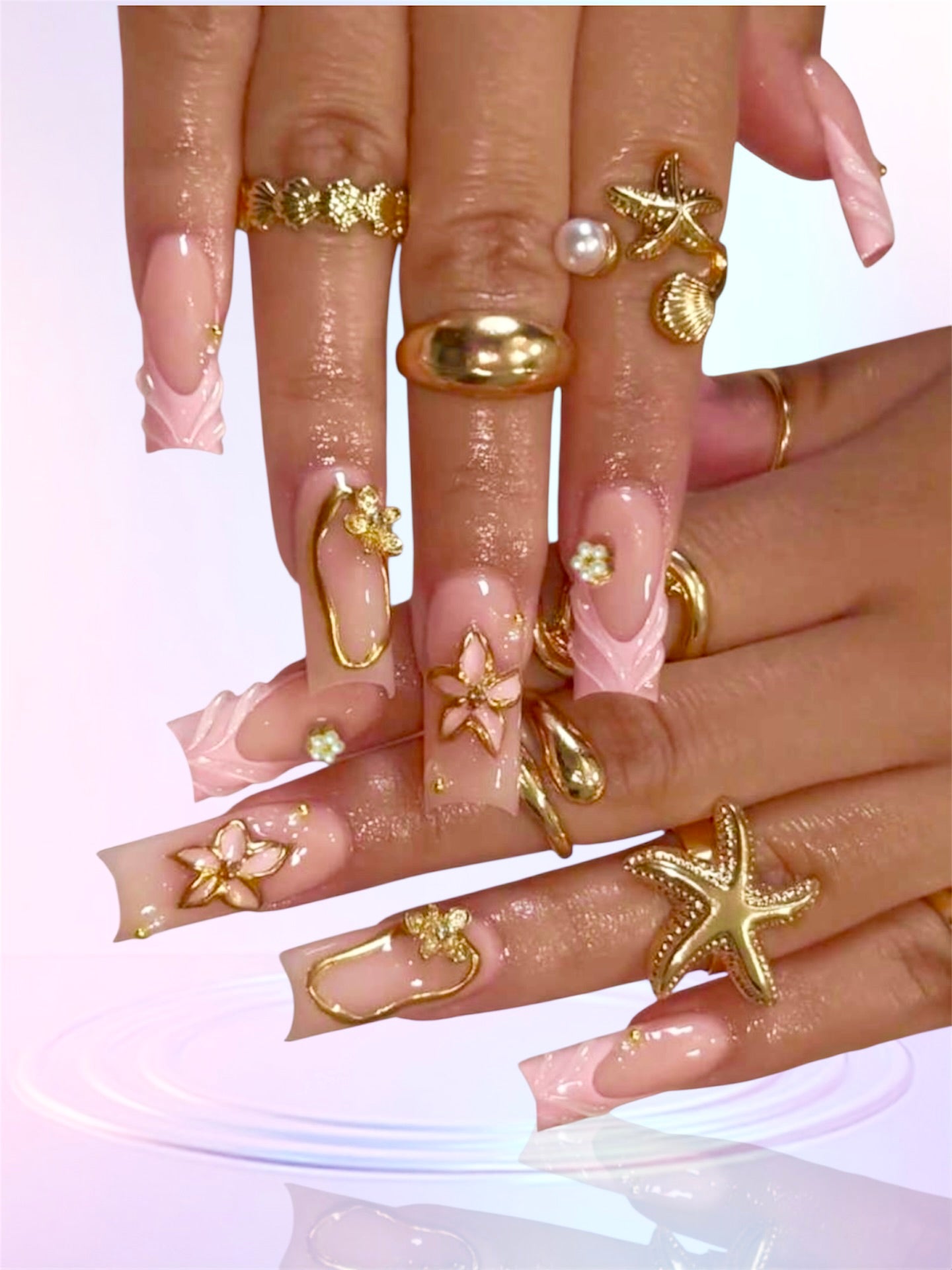 Uñas bonitas 24 piezas