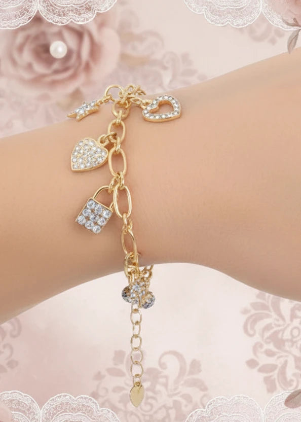 Pulsera de la Suerte 🍀 / Oro Laminado 18K