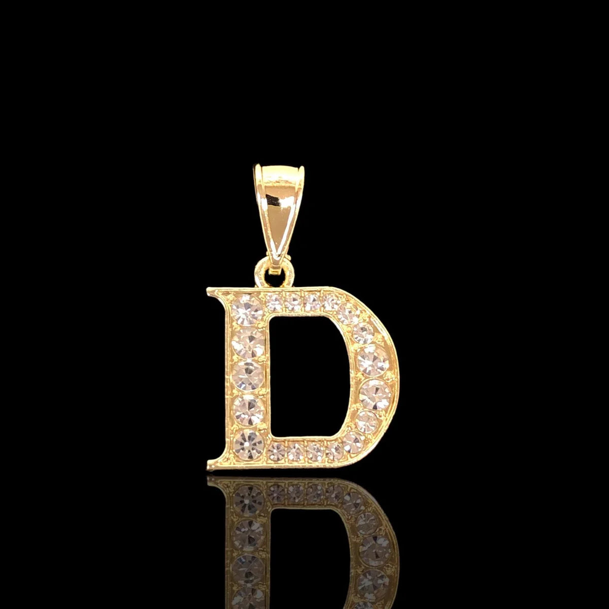 Dije de Inicial D / Oro Laminado 18K