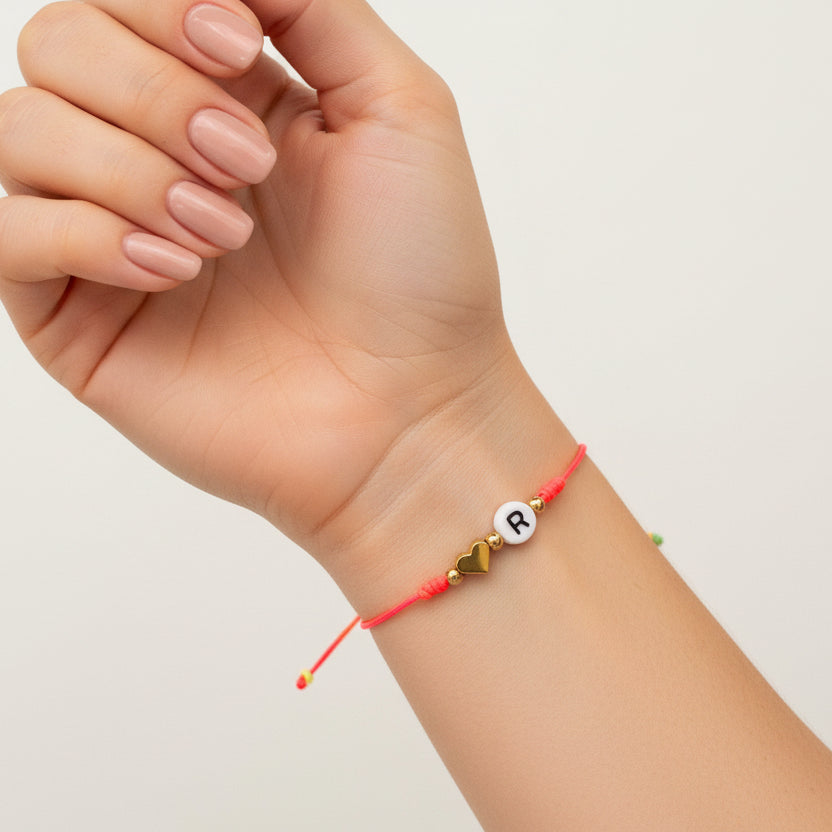Initial Bracelet / 14K Gold Plated