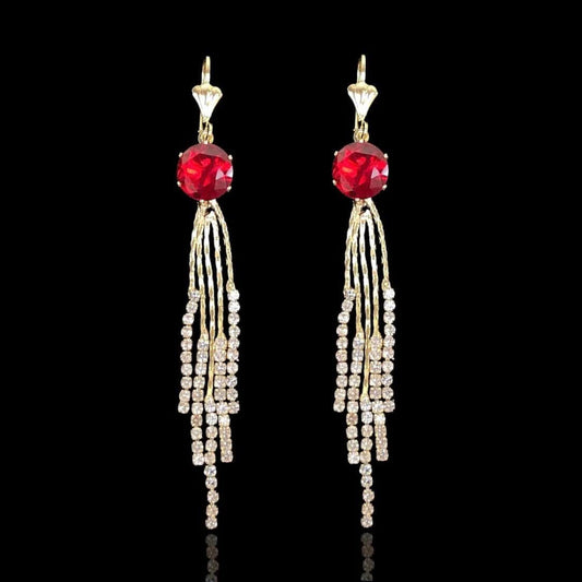 Aretes Colgantes / Oro Laminado 18K