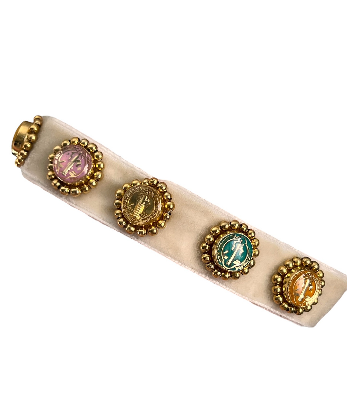 San Benito thread bracelet / 14k gold plate