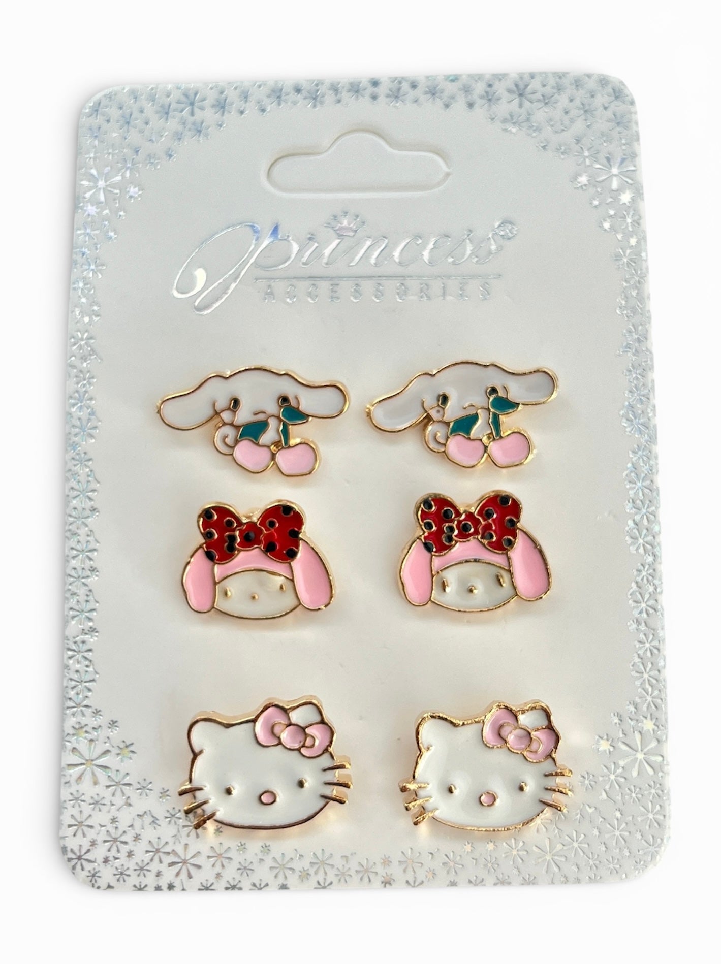 3 pares de Aretes