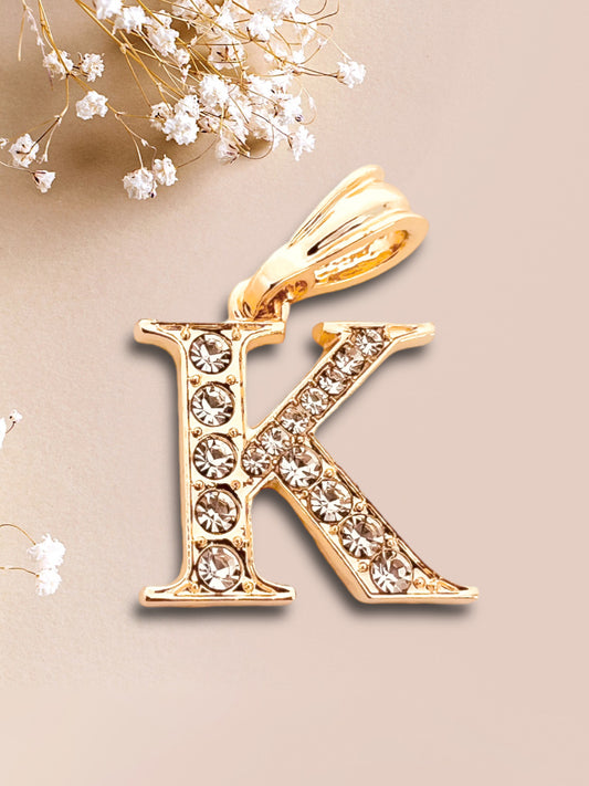 K Pendant / Gold Plated