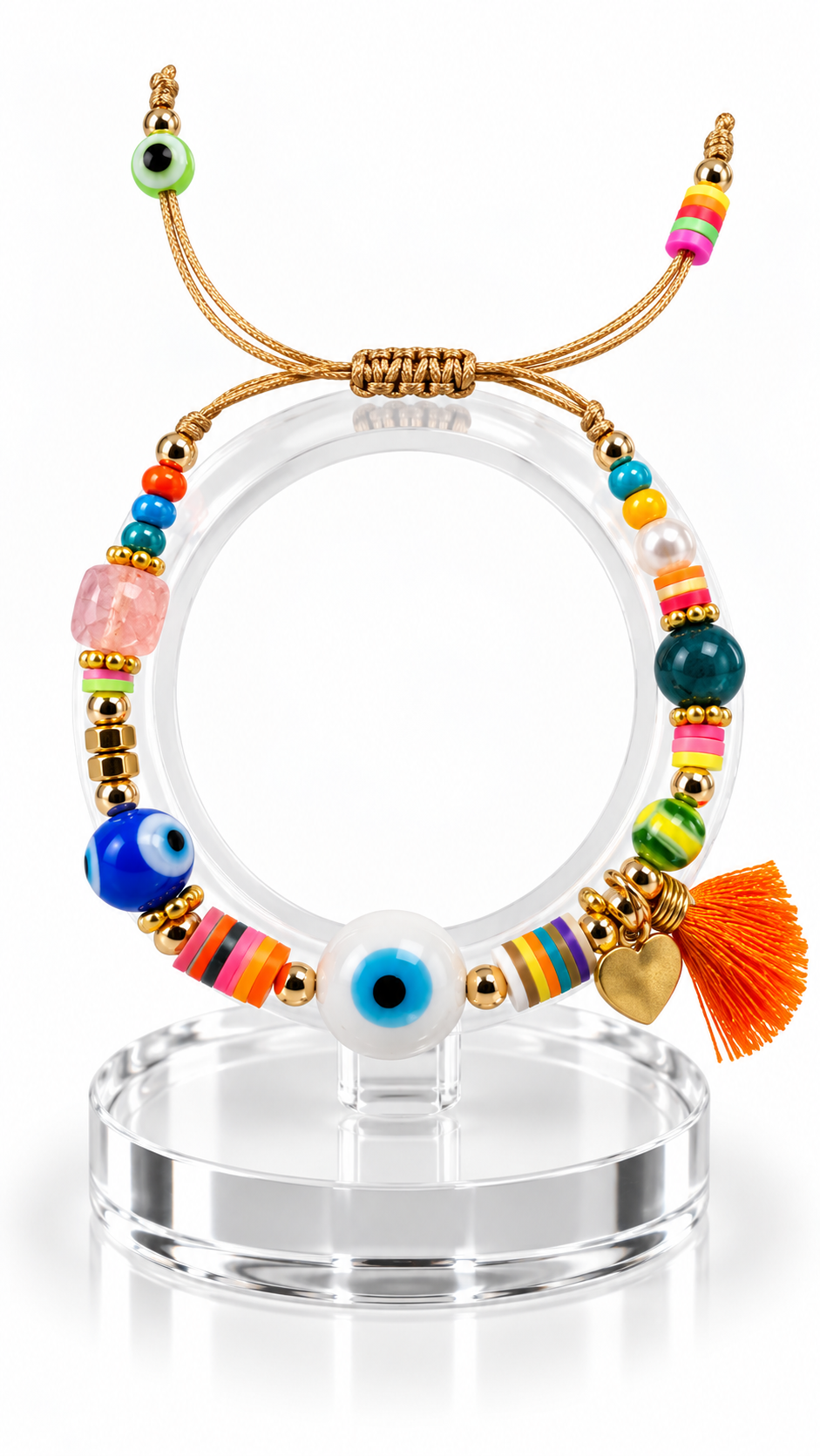 Pulsera ojo / Chapa de Oro 14K