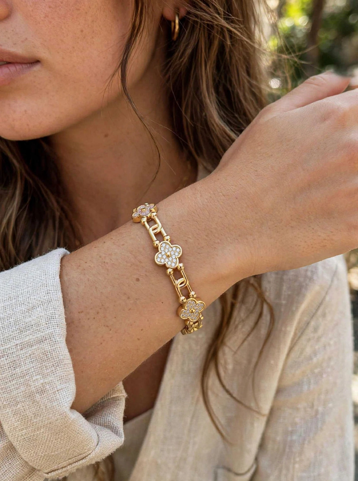 Brazalete / Oro laminado 18K