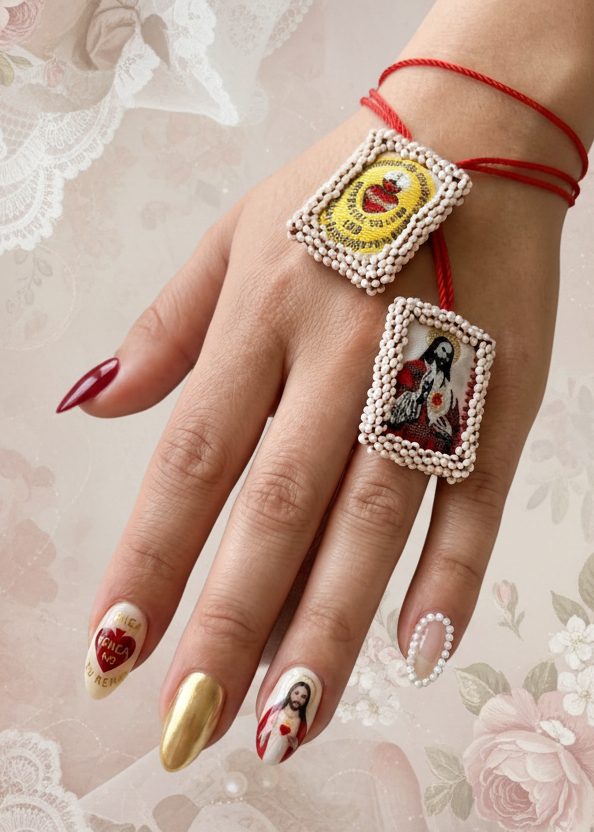 Scapular thread bracelet
