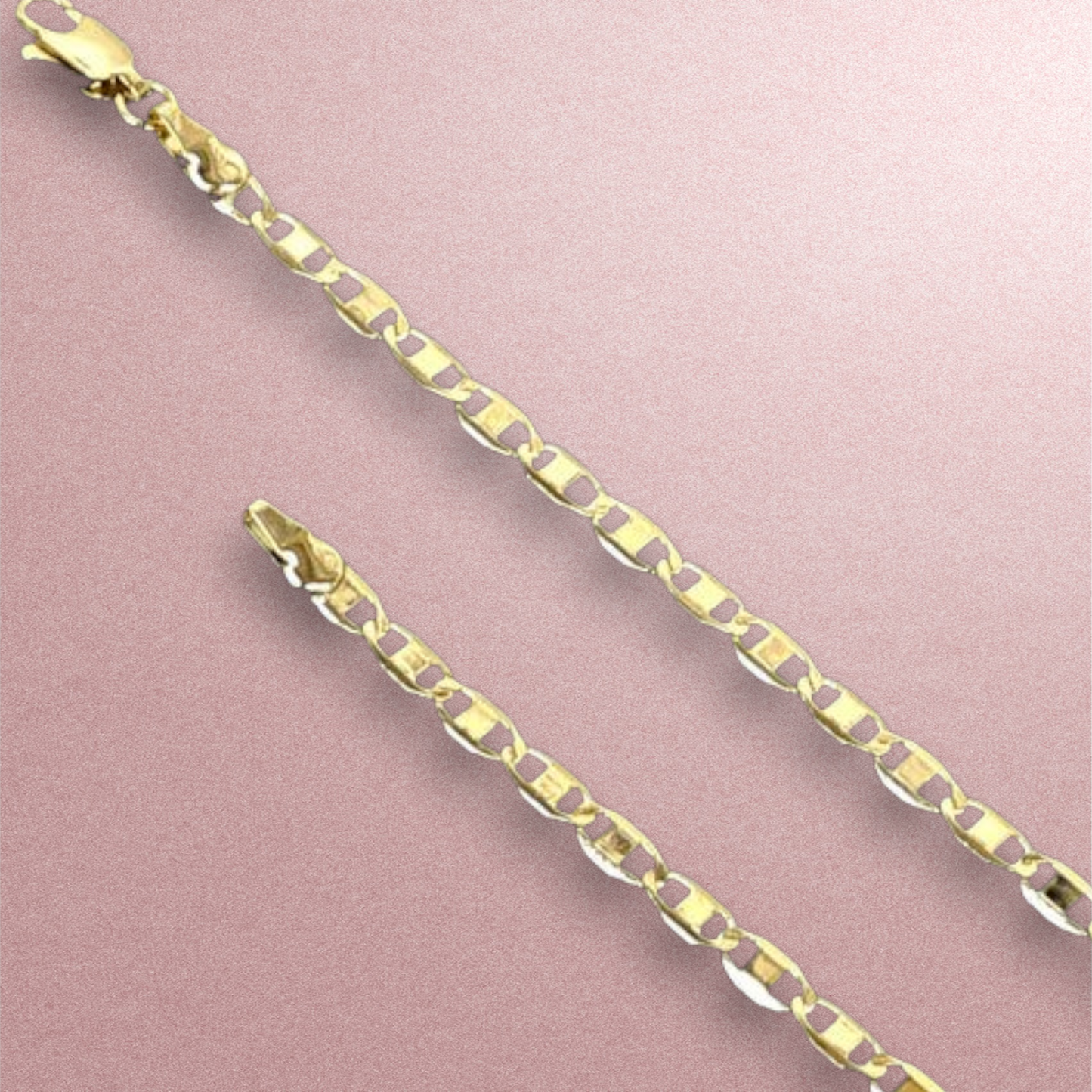 Cadena Valentino 3mm 20” / Oro Laminado 18K