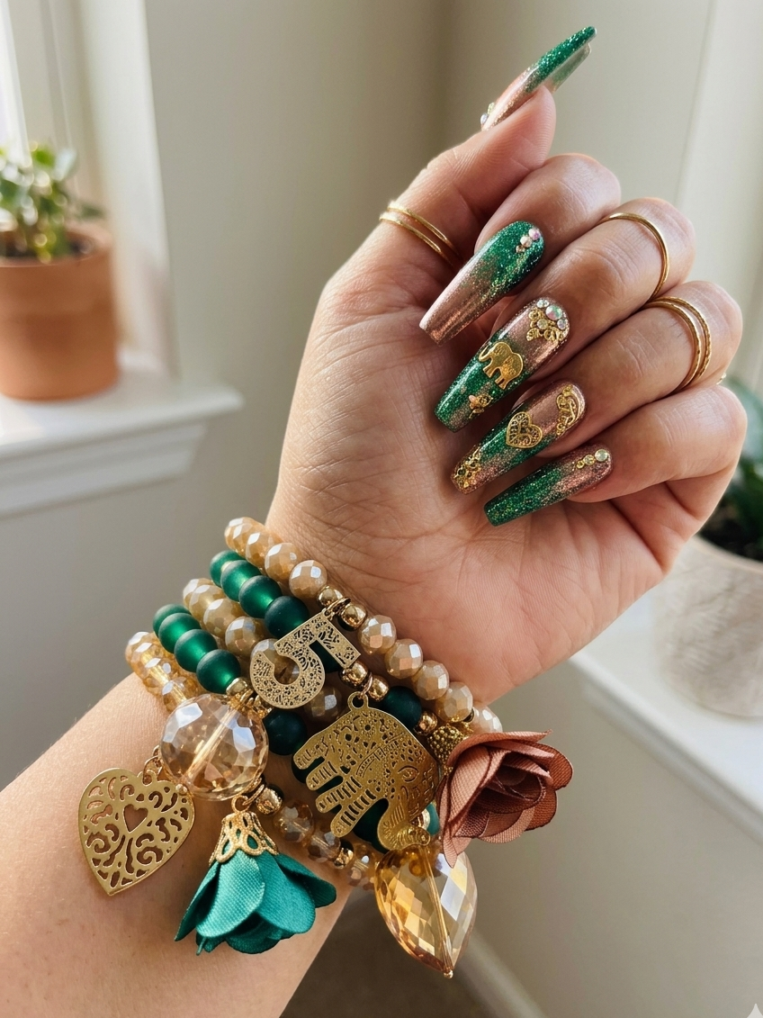 Semanario Caucho Maxi / Chapa de Oro 14K
