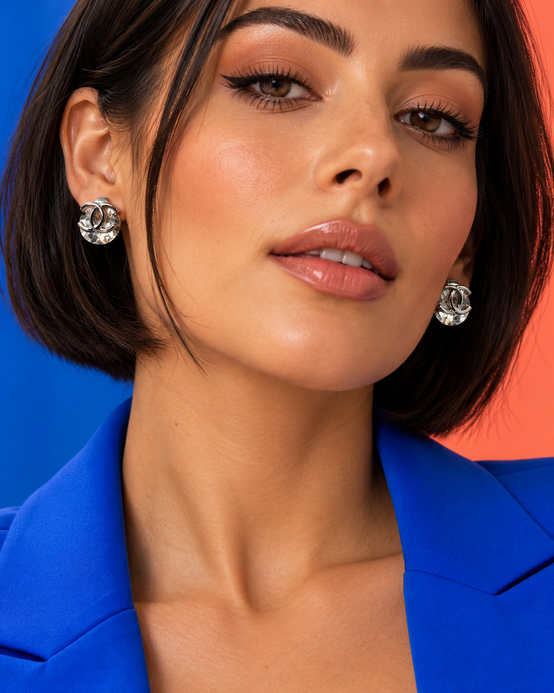 Aretes Inspirados CC / Oro Laminado 18K