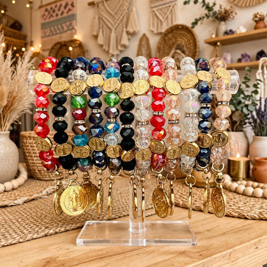 Docena Pulseras de San Benito / Bisutería