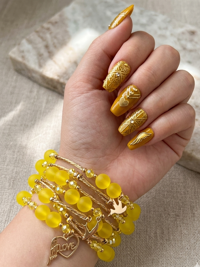 Rubber Weekly / 14K Gold Plate
